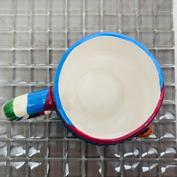 Winter Christmas Handpainted Ceramic Bear Mug - Picture 5 of 6